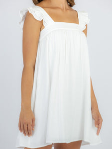 Baby Doll Dress - White