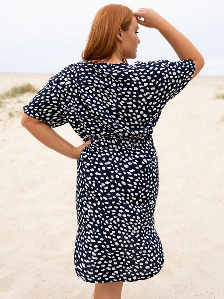 Catalina Dress - Navy