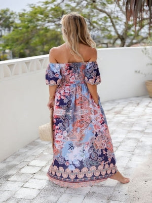 Luciana - Off Shoulder Maxi Dress