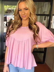 Amarlie Blouse - Pink