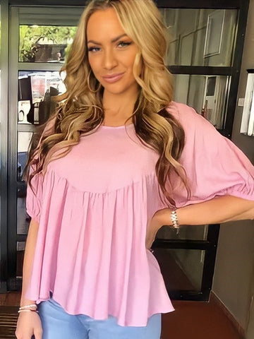Amarlie Blouse - Pink