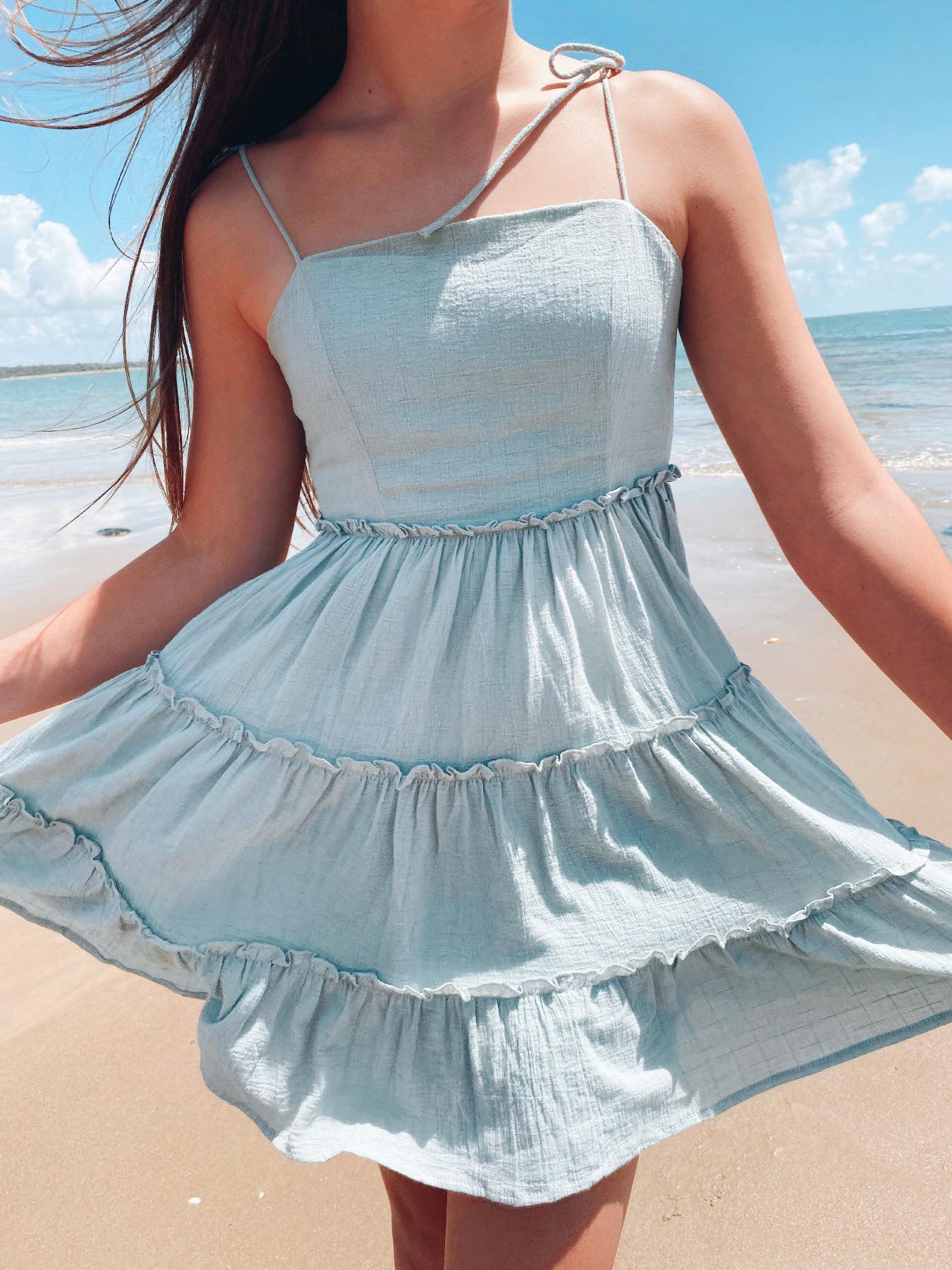 Sun Mini Dress - Sage