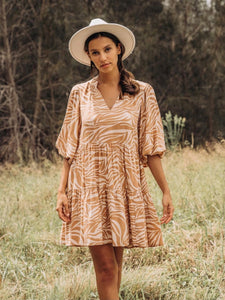 Scarlet Dress - Rust